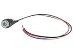 NKK Switches Botón con pulsador iluminado YB con leyendas y cables