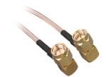 TE Connectivity CSE-SGMR SMA RA Plug to SMA RA Plug Cable Assembly
