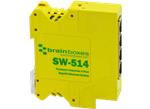 Brainboxes SW-514 Industrial 4-Port Gigabit Ethernet Switch