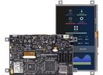 Mikroe Pantalla táctil resistiva con marco Mikromedia 5 para Kinetis