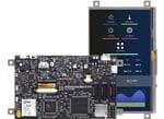 Mikroe Pantalla táctil resistiva con marco Mikromedia 5 para STM32