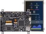 Mikroe Pantalla táctil resistiva con marco Mikromedia 4 para Kinetis