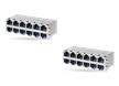 RJ45 PoE+ Enabled Gigabit Magnetic Jack with LEDs