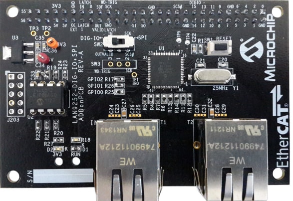 Microchip Technology LAN9252 Slave Controller Evaluation Boards
