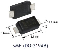 Mechanical Drawing - Vishay Semiconductors eSMP® Package Evolution
