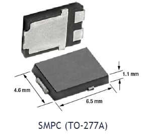 Mechanical Drawing - Vishay Semiconductors eSMP® Package Evolution
