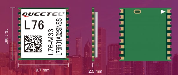 Chart - Quectel GNSS IoT Modules