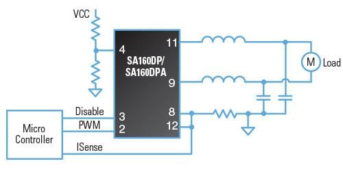 Apex Microtechnology SA160 10A H-Bridge Motor Driver ICs