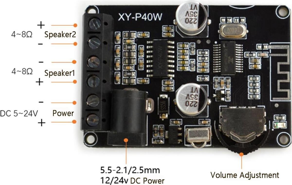 DFRobot Stereo BLUETOOTH® Amplifier Board