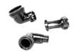 Black-Zinc Nickel-Finish Backshell Clamps