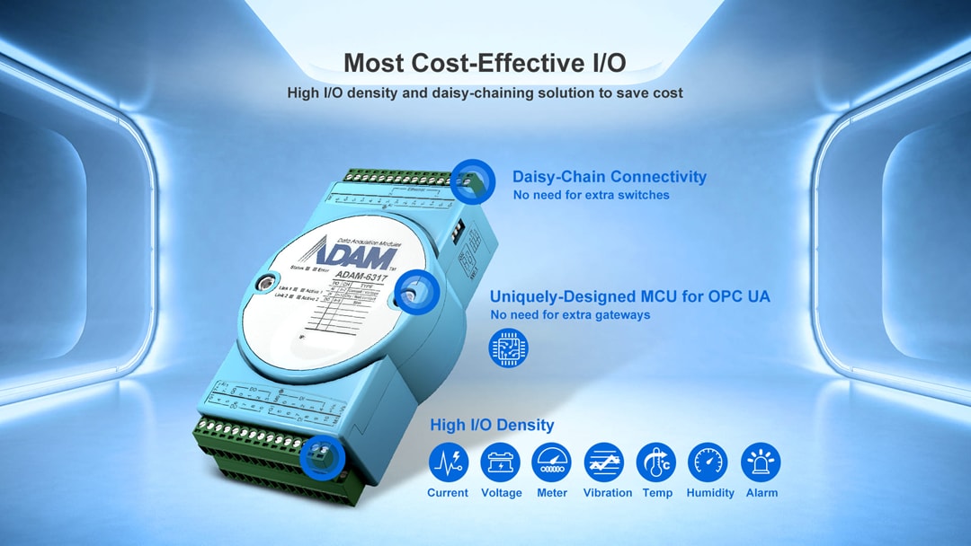 Advantech ADAM-6300 OPC UA Ethernet I/O Modules