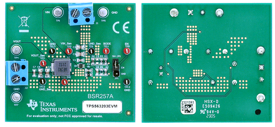 Texas Instruments TPS563203EVM Evaluation Module
