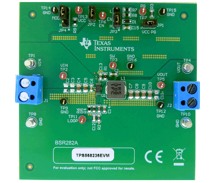 Texas Instruments TPS568236EVM Evaluation Module