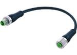 HARTING M12 Power K-, L-, S-, & T-Code Overmolded Cordsets