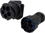 Amphe-PRB Reverse Bayonet Plastic Connectors