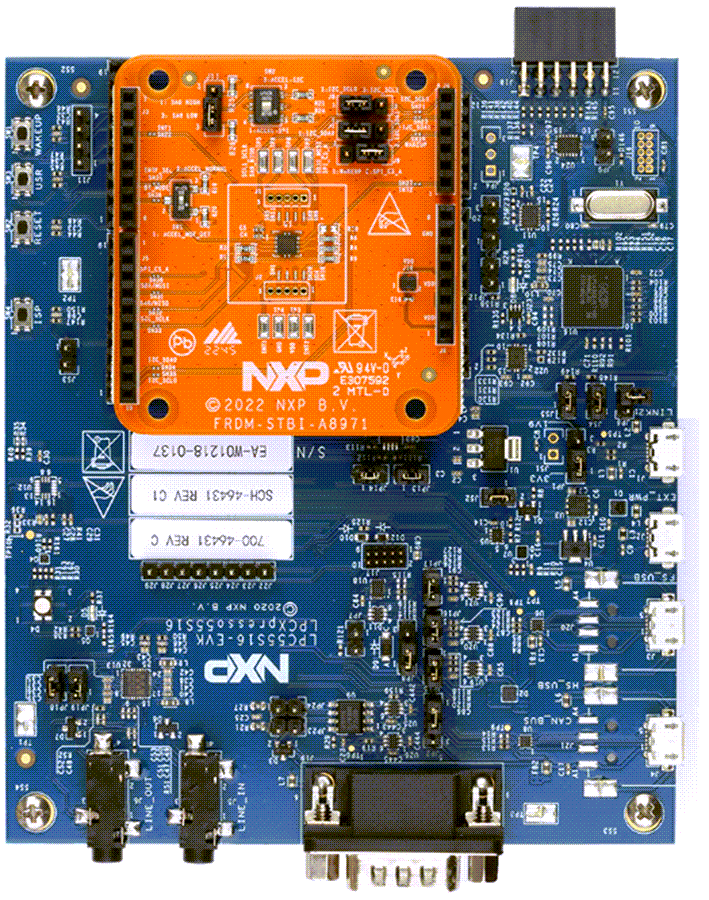 Mechanical Drawing - NXP Semiconductors FXLS8971 Sensor ToolBox Development Boards