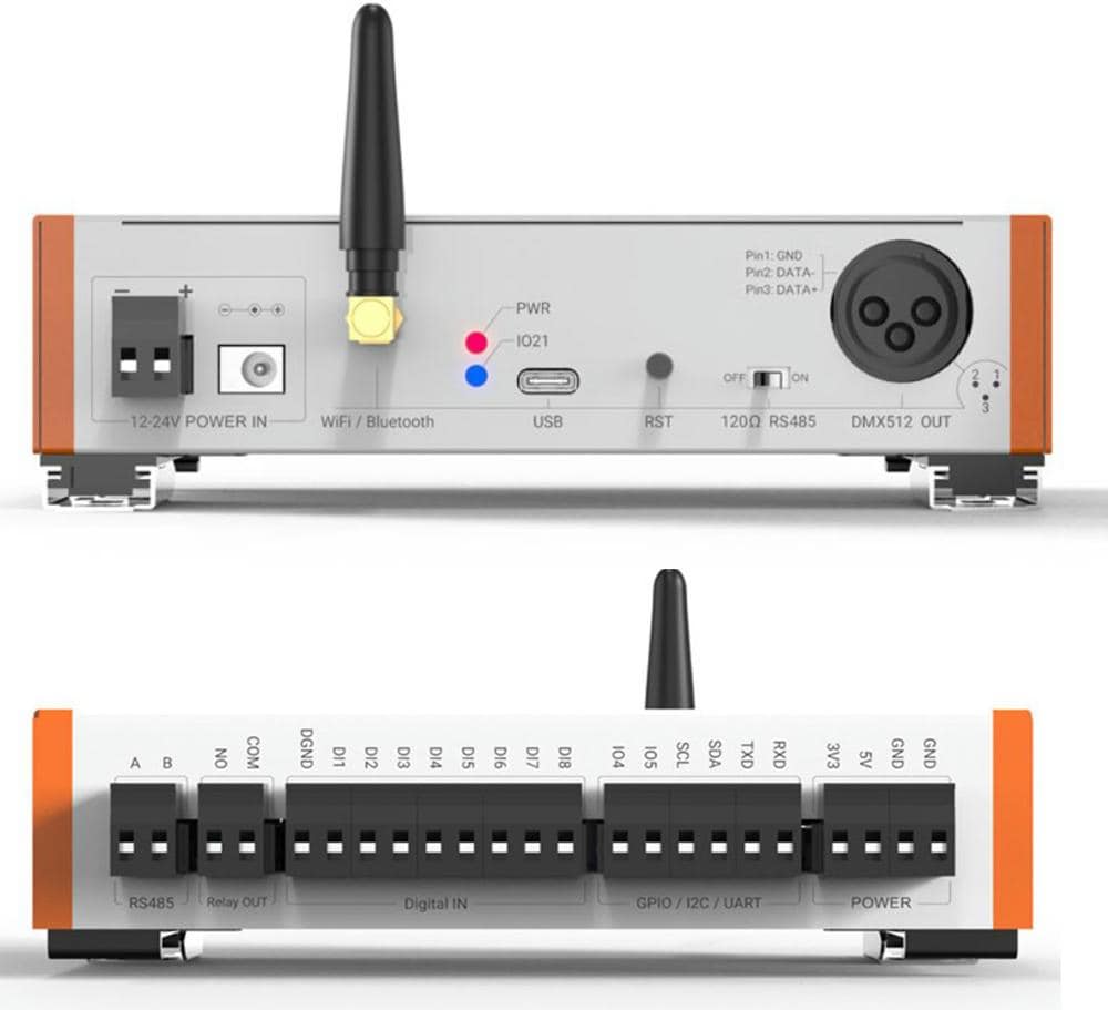 DFRobot DFR0944 ESP32-S3-Based DMX512 Lighting Controller