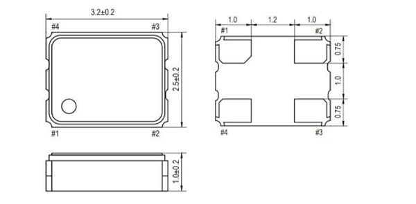 Chart - ECS ECS-TXO-32CSMV MultiVolt™ TCXO Oscillators