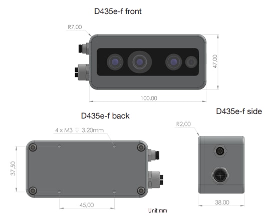 FRAMOS D435e-f Industrial Depth Camera