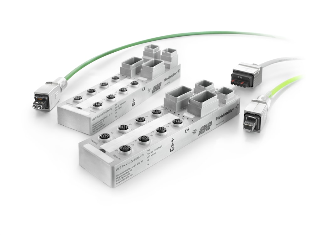 Chart - Weidmuller u-remote I/O System for IP20 & IP67