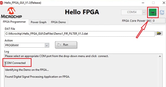 Connecting the Hello FPGA board to a PC