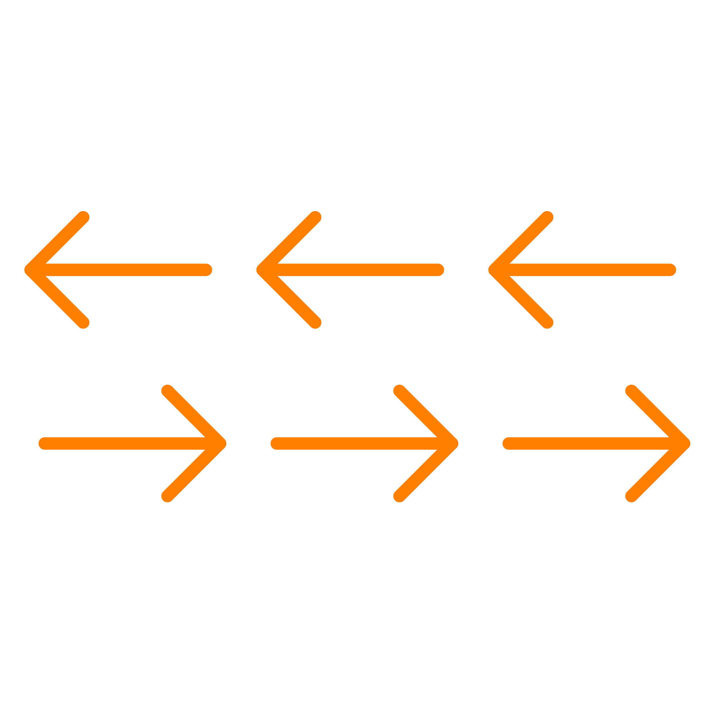 Arrows showing data flow
